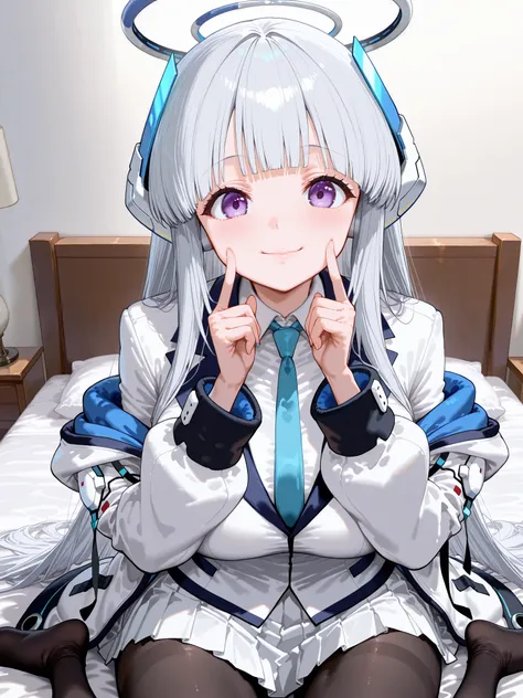 Raw Salt Noah,
score_9, score_8_up , score_7_up , score_6_up , score_5_up ,
(masterpiece, top quality),super detailed,
megami magazine
BREAK
long hair, Headgear, Open the mechanical halo , big breasts, blue necktie, white shirt, Off Shoulder, white jacket...