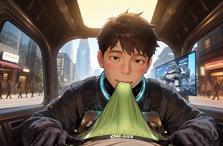 people t are on Futuristic 1(best quality,4k,8k,highres,masterpiece:1.2), photorealistic,photo-realistic:1.37)mad-srgns, highly detailed futuristic cybercity, towering skyscrapers with large media screens, gleaming metal and glass buildings, neon lights il...