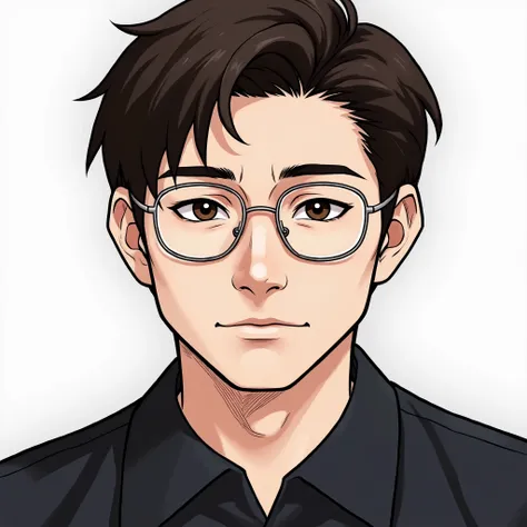 40 years old japanese man, thin body, glasses, handsome, upper body, ((( Takuya Kimura, japanese actor ))), face close up