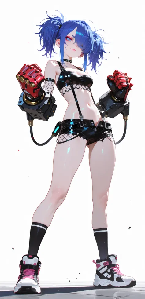 (masterpiece:1.35), (very aesthetic, best quality:1.3), highly detailed, dark environment, backlit, absurdres, hyperdetailed, addmicrodetails, flat anime artstyle, (no lineart), detailed shading and shadows, solo, intricate design, cyborg, mechanical detai...