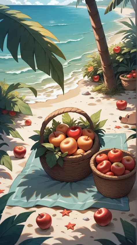 fruit basket beach