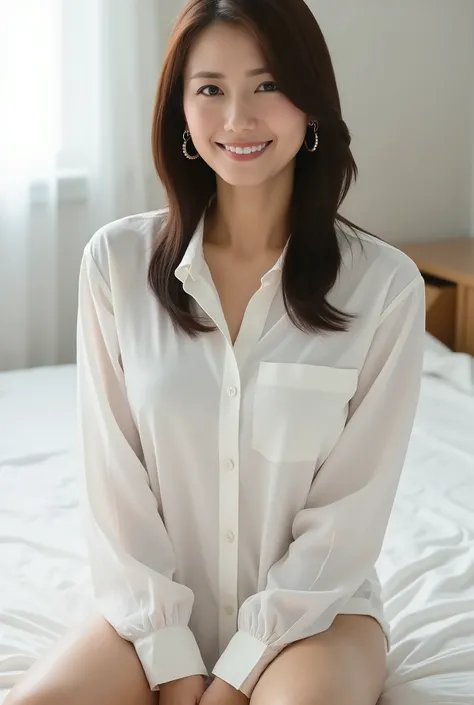 Alafif Asian woman in white underwear posing on bed, 滑らかな白いtight clothesの衣装, Smooth translucent white skin, 、wearing a white leotard at dusk, Japanese Goddess, Tight clothing, sensual body with sexy belly, wearing Tight shirt, white leggings, tight clothes...