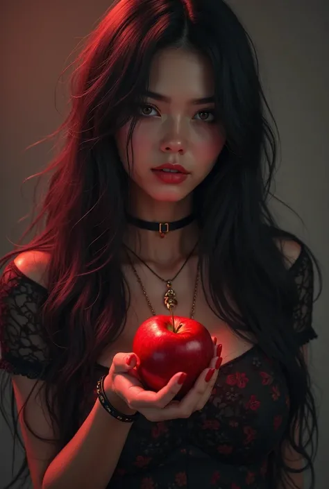 ((Foto RAW), absurdo, (ABSURD RESOLUTION)), obra-prima, melhor qualidade, (Extremely detailed 8k unit CG wallpaper), (best illustration), (melhor sombra), Realistic lighting, detailed and beautiful shine, ((21 anos)), garota, long black hair, rainha negra,...