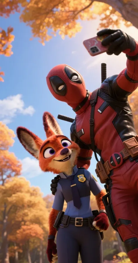 Amigos inseparáveis! 🦊😎