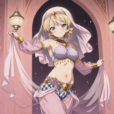 1girl:1 . 5) , (Seul:1 . 5) , score_9 , score_8_haut , score_7_haut , source_anime , Official work  , ultra-detailed , masterpiece , best quality plaid shorts , high res , beaux yeux , detailed eyes , Detailed Face , beautiful detailed eyes ,Girls Und Panz...