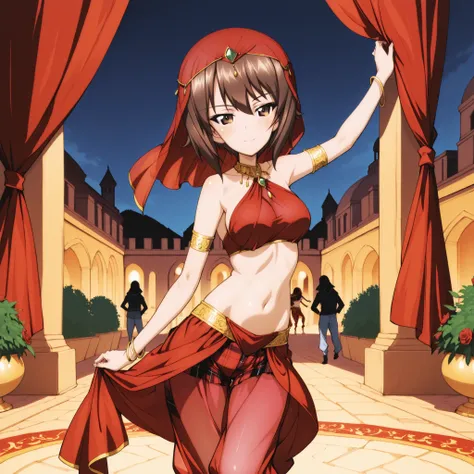 1girl:1 . 5) , (Seul:1 . 5) , score_9 , score_8_haut , score_7_haut , source_anime , Official work  , ultra-detailed , masterpiece , best quality plaid shorts , high res , beaux yeux , detailed eyes , Detailed Face , beautiful detailed eyes ,Girls Und Panz...