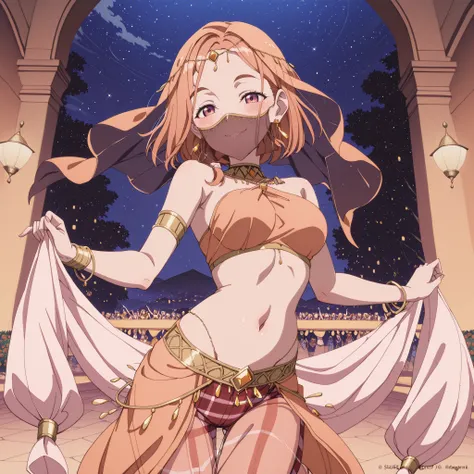 (1girl:1 . 5) , (Seul:1 . 5) , score_9 , score_8_haut , score_7_haut , source_anime , Official work , ultra-detailed , masterpiece , best quality plaid shorts , high res , beaux yeux , detailed eyes , Detailed Face , beautiful detailed eyes ,The Shiunji F...