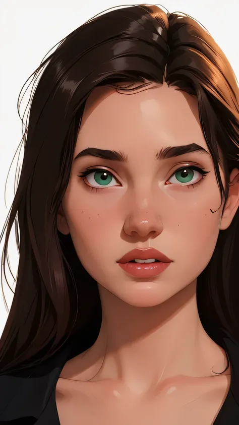 A cartoon close up :1.2), woman Cartoon image of a woman , sexy clothes , Super cute, cartoon style illustration, cartoon art style, cartoon art style, digital illustration style, highly detailed character design, cute and detailed digital art , ...