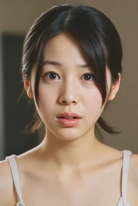 (( premium quality,  8k )), ((masterpiece)), ( details),     Japanese girl,   first-person view   ,One Woman, Petite Woman ,   sexy,(  in the bedroom),(((   Extraordinary Big Breasts ,    Naked,  beautiful breasts, short bob hair , black hair))),  dark hai...