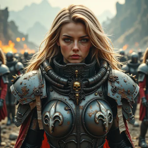 SisB40K, ультрареалистичная блондинка в доспехах SisB40K