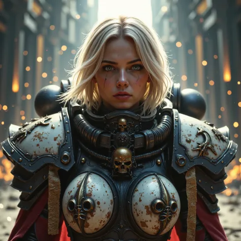 SisB40K, ультрареалистичная блондинка в доспехах SisB40K