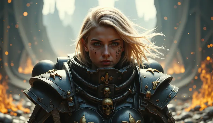 SisB40K, ультрареалистичная блондинка в доспехах SisB40K