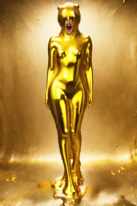 [Base:Beautiful Realistic Asians-v7] Golden Body Golden S