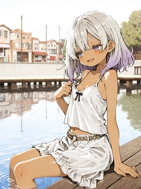 ((Abara Heiki Style)), ((Masterpiece)), ((best quality, amazing quality)), ((very aesthetic, absurdres, newest, detailed background)), ((detailed background, negative space, blurry background, depth of field)), (from side, wide shot), (cinematic lighting),...