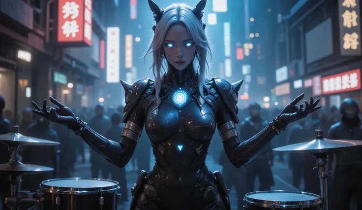 ( perfect integrated fusion 、 seamless nesting 、The myth of precise connections Cyber Woman Centaur Half Human Half Horse Half Man Half Horse:1.6),panoramic, masterful composition , clean picture , bright color ,HDR, Ultra HD quality ,(super wide angle,...