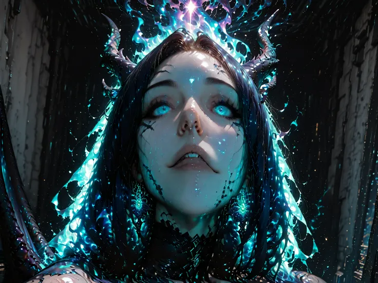 adult, 1 divinely beautiful Dragon Woman, masterpiece, best quality, good quality, newest, high resolution, absurd results, lighting surrounding,Color gradient, fiery eyes, фурия
BREAK
ray tracing, lighting surrounding, environmental occlusion, background,...