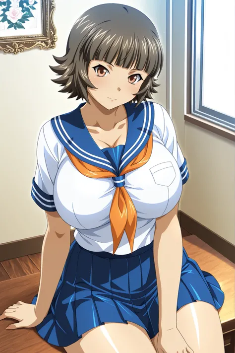 chouhi ekitoku \(ikkitousen\),serafuku,