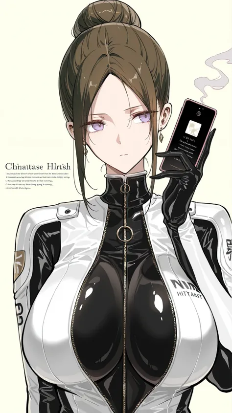 dark_art_style,chinatsu 18, brown hair, parted bangs, hairbun, purple eyes, huge breasts,,artist:kazutake_hazano, artist:danimaru,[artist:ask_(askzy)], artist:wanke, artist:wlop, artist:fujiyama, artisit:yuyu_(yuyuworks)，artist:hiten_(hitenkei),atrisit:dis...