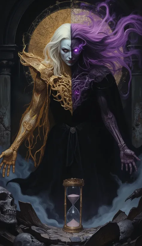 (masterpiece: 1.4), (best quality: 1.4), (ultra-detail: 1.6), (8K UHD: 1.3), (cinematic lighting: 1.5), (dramatic shadows: 1.6), (dark fantasy: 1.4), (Rembrandt chiaroscuro: 1.4), (volumetric fog: 1.3), (hyper-realistic textures: 1.4), (necromantic aura: 1...