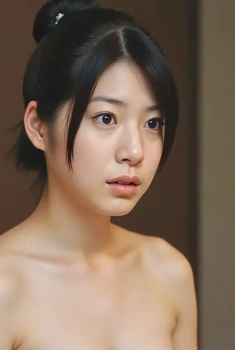 (( Premium Quality,  8k )), ((masterpiece)), ( details),     Japanese girl,   first-person view   ,One Woman, Petite Woman ,   sexy,(  in the bedroom),(((    big breasts,    Naked,  beautiful breasts, short bob hair , black hair))),  dark haired  , (( No d...