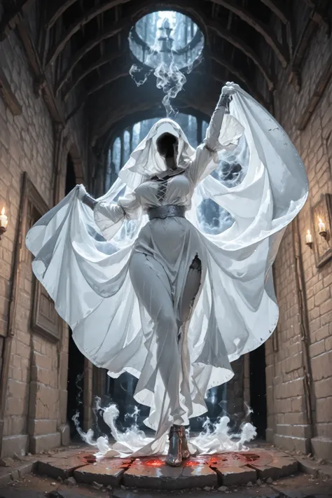 Stone Corridors and White Smoke of Ghosts Rising