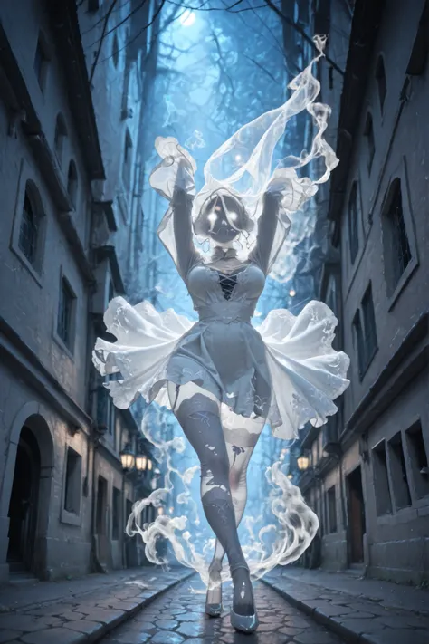 transparent ghost smoke