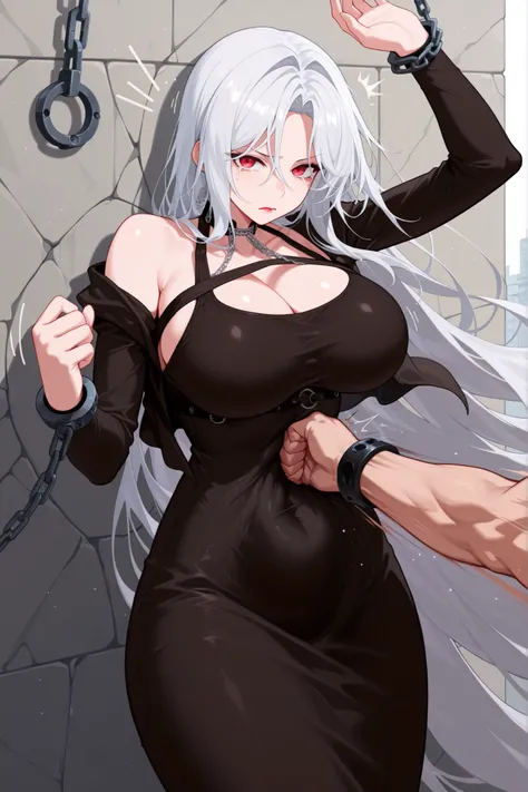 masterpiece,best quality,highres,Super detailed,very detailed,highest quality,super detailed,high quality,high-definition,extremely detailed, absurdres,perfect lighting,outdoors,hanging all hands over head higher,hanging two hands over head higher,((((chai...