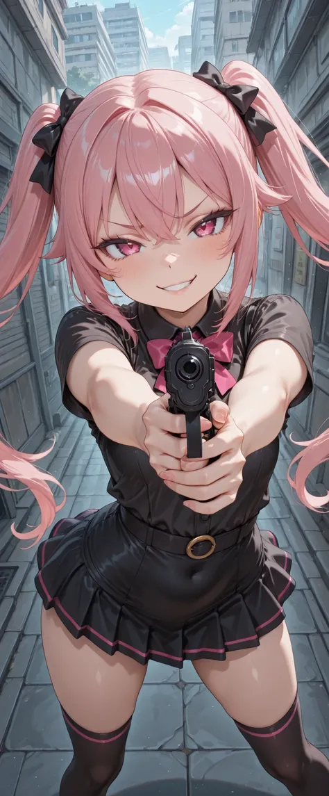 Lil' Warrior Babe💥pinkhair girl , we Was held at gunpoint.