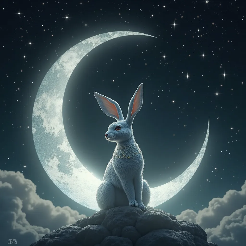 Glowing Rabbit Dream 🌙✨
