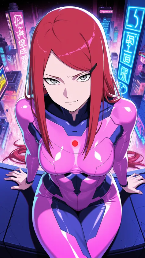 ,BREAK (masterpiece:1.2), best quality, high resolution, unity 8k wallpaper, (illustration:0.8), ultra-detailed cyberpunk city, massive neon explosion in the sky, glass skyscrapers glowing in toxic pinks, greens, purples, neon signs everywhere, streets ref...