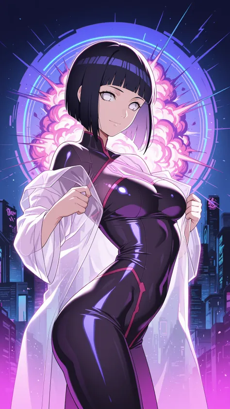 ,BREAK (masterpiece:1.2), best quality, high resolution, unity 8k wallpaper, (illustration:0.8), ultra-detailed cyberpunk city, massive neon explosion in the sky, glass skyscrapers glowing in toxic pinks, greens, purples, neon signs everywhere, streets ref...