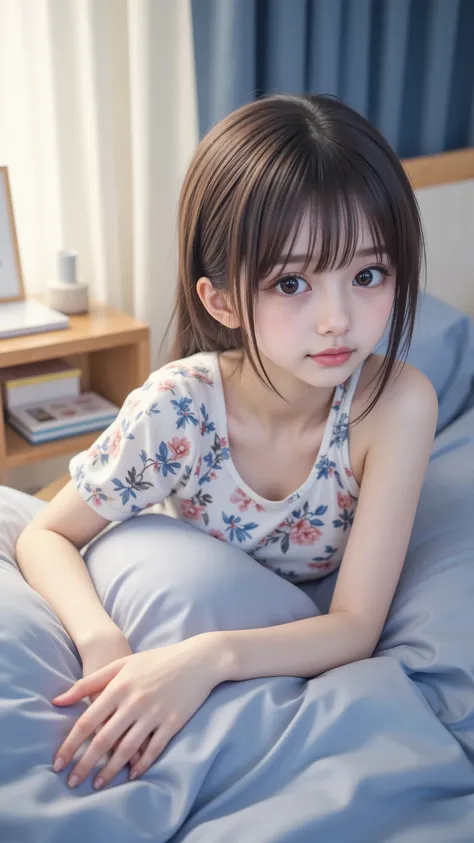 anime girl lying in bed wearing colorful , charming anime girl, cute anime girl, Detailed Digital Animated Art, cute realistic, Soft Animated Illustrations, Gwyds, do, best anime 4K Kona-chan wallpaper, Beautiful Anime Girls, artwork in the style of Gwyds,...