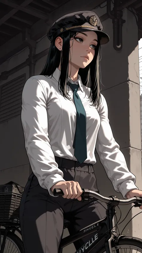 HDR, 8K, masterpiece, best quality, amazing quality, very aesthetic, realistic, newest, volumetric lighting, (flat colors:0.7), (artist:incase:0.3), (artist:tsuaii:0.3),Sinozick_illu, HassaKu_illu,
1girl, mtskyamd, solo, long hair, black hair, muscular, ab...