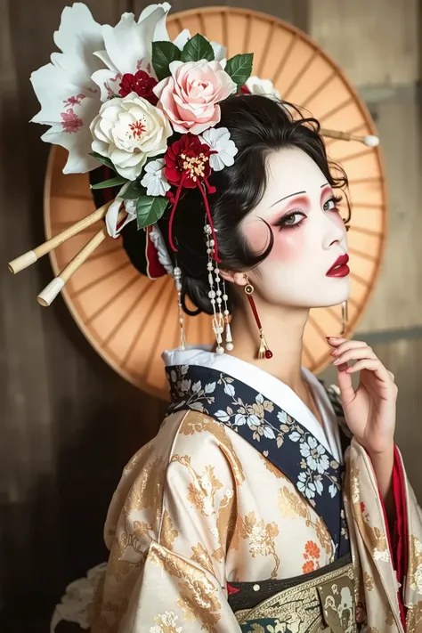 oiran,make up,
