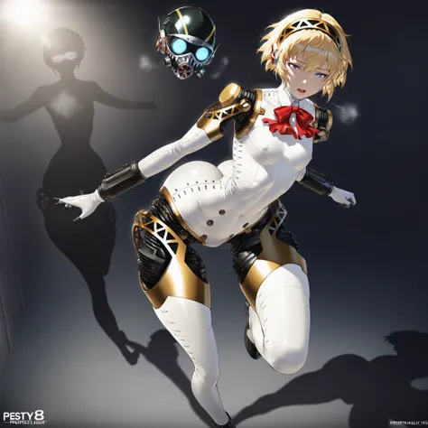 1 girl, solo, Aegis_Persona, fembodtweak, (skinny, flat chested:1.3) (lewd expression) (exhaling air, half lidded eyes:1.1) (running pose) ((huge butt, huge thighs,  narrow shoulders)),  (), ((pretty face, perfect face)), (best quality, Madly detailed CG u...
