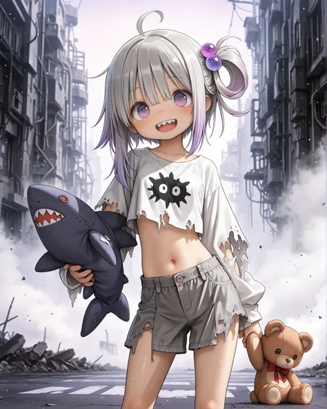 ((Tsukushi Akihito style)), ((Masterpiece)), ((best quality, amazing quality)), ((very aesthetic, absurdres, newest, detailed background)), ((detailed background, negative space, blurry background, depth of field)),((1girl)), Cute young Girl, (Healthy Gaun...