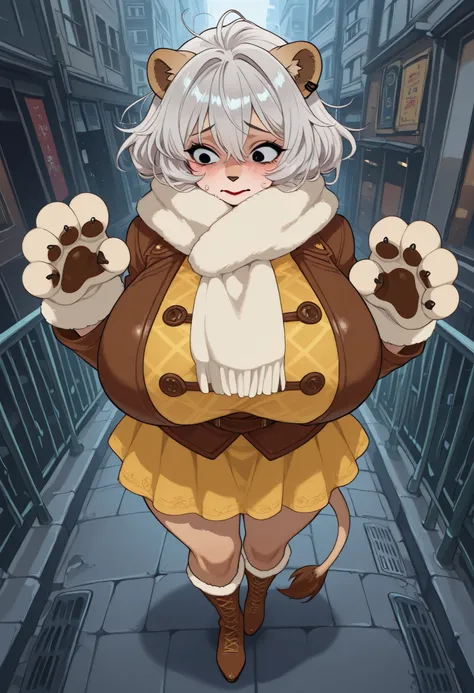 Grandma. gray hair, black eyes, short hair, dark red lips, wrinkles, earrings, makeup, gigantic breasts, | score_9, score_8_up, score_7_up, masterpiece, best quality, perfect facial features, highest resolution, 8k, amazing quality, detailed eyes, clear ey...