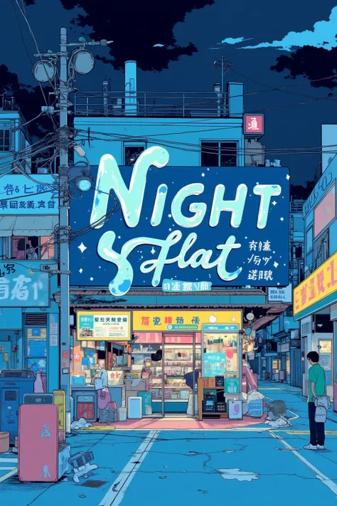 Night Flat Style FLUX v1.0