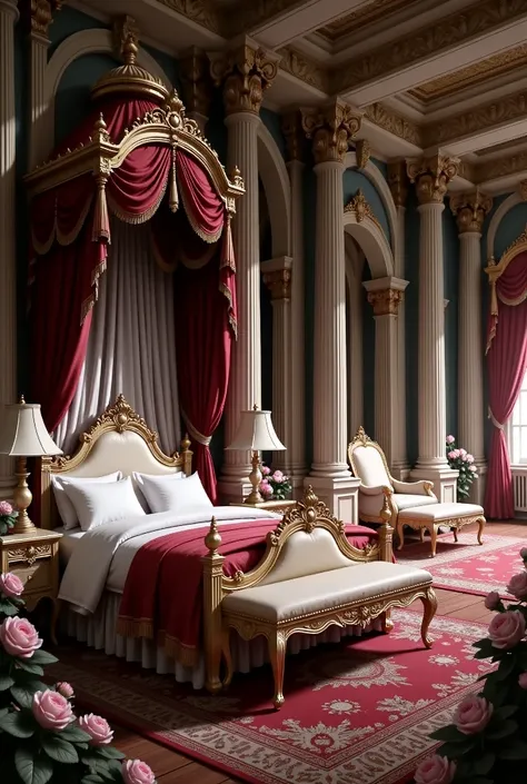 屋根付き高級ベッド20