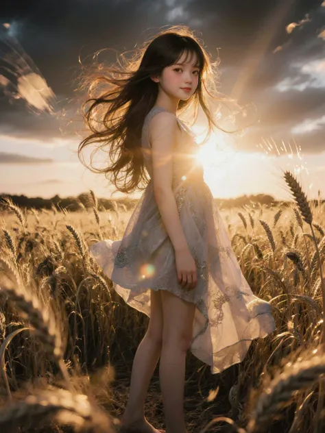 Golden Hour in the Field | Soft Light & Lens Flare - 田野间的黄金时刻 | 柔光与镜头光晕