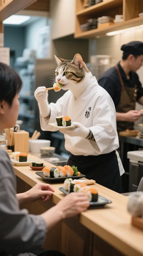 ネコ寿司職人