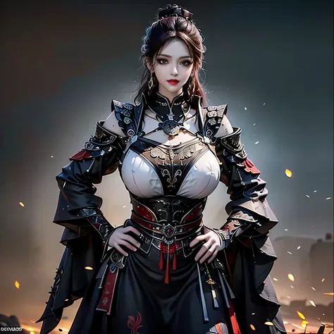 (((, she uses both hands to support her own breasts, , chest bulging out to the side. , sensual face ,Nude ))), visible on the back of the hand, Her fingers are 5 inches.., woman, masterpiece, cinema lights, (3D lighting), very detailed CG unity pictureพื้...
