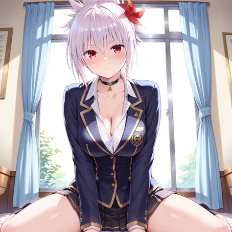 olo,masterpiece,best quality,super fine illustration、finely detail 、clear picture、UHD、HDR, amazing quality, highres, absurdres, very aesthetic, high resolution, ultra detailed, perfect details,(masterpiece, detailed:1.2)、Kazamaki Matsuri (Ayakashi Triangle...