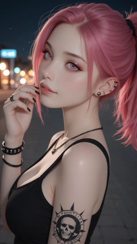 (masterpiece:1.35), (very aesthetic, best quality:1.3), highly detailed, dark environment, backlit, blurry background, close-up view, hyperdetailed realism, addmicrodetails, realistic 3d artstyle, detailed shading, realistic skin textures, female focus, so...