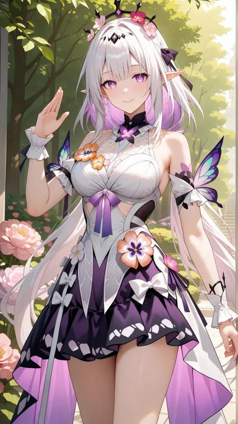 score_10,score_9,score_8_up,score_7_up, masterpiece, best quality, glowing skin, lighting, pale skin, detail eyes, ferpect eyes, Retina,
1girl,
solo,
long hair,
breasts,
looking at viewer,
closed mouth,
bangs,
Purple eyes,
singel sleeves
bare shoulders,
me...