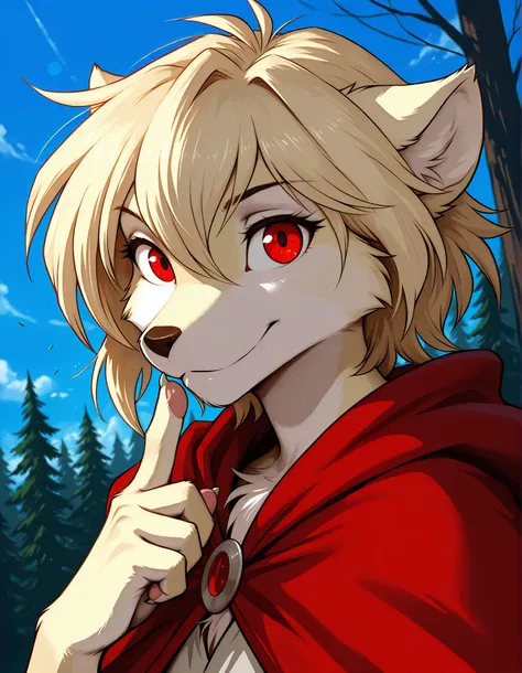 clovis-twokinds,, by kenket, by totesfleisch8, (by thebigslick, by silverfox5213:0.8), (by syuro:0.2),, Clovis , Clovis (twokinds), by tom_fischbach,, (best quality, masterpiece:1), solo, furry female anthro, red eyes, short hair, blond hair , portrait, fi...