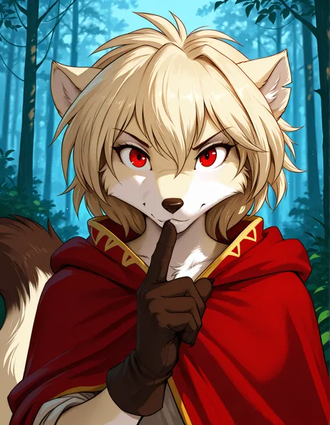 clovis-twokinds,, by kenket, by totesfleisch8, (by thebigslick, by silverfox5213:0.8), (by syuro:0.2),, Clovis , Clovis (twokinds), by tom_fischbach,, (best quality, masterpiece:1), solo, furry female anthro, red eyes, short hair, blond hair , portrait, fi...