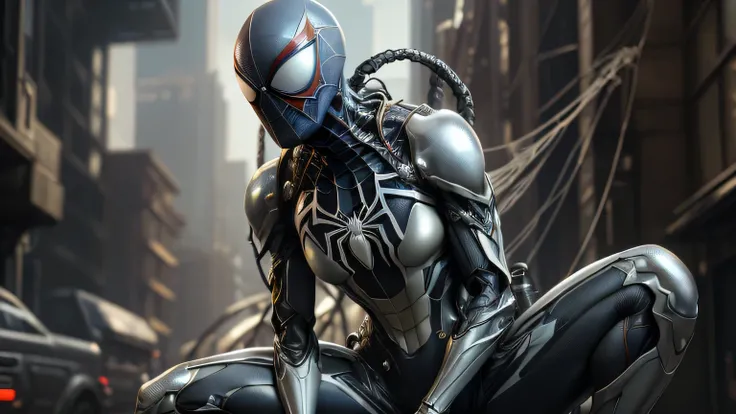  
masterpiece, best quality, intricate details, highly detailed raw photography, photorealism, photorealistic, soft focus, volumetric lighting, volumetric shadows, cinematic light, large-scale, 8k-perfect-arnold
1boy, armspiderverse,  ((__color__ armored b...