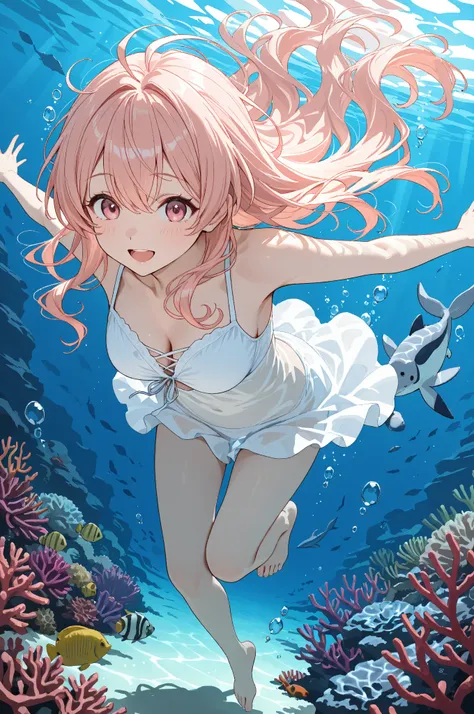 海中を散歩する SDXL v1.0