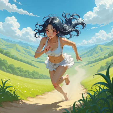 駆けこむ少女 FLUX v1.0